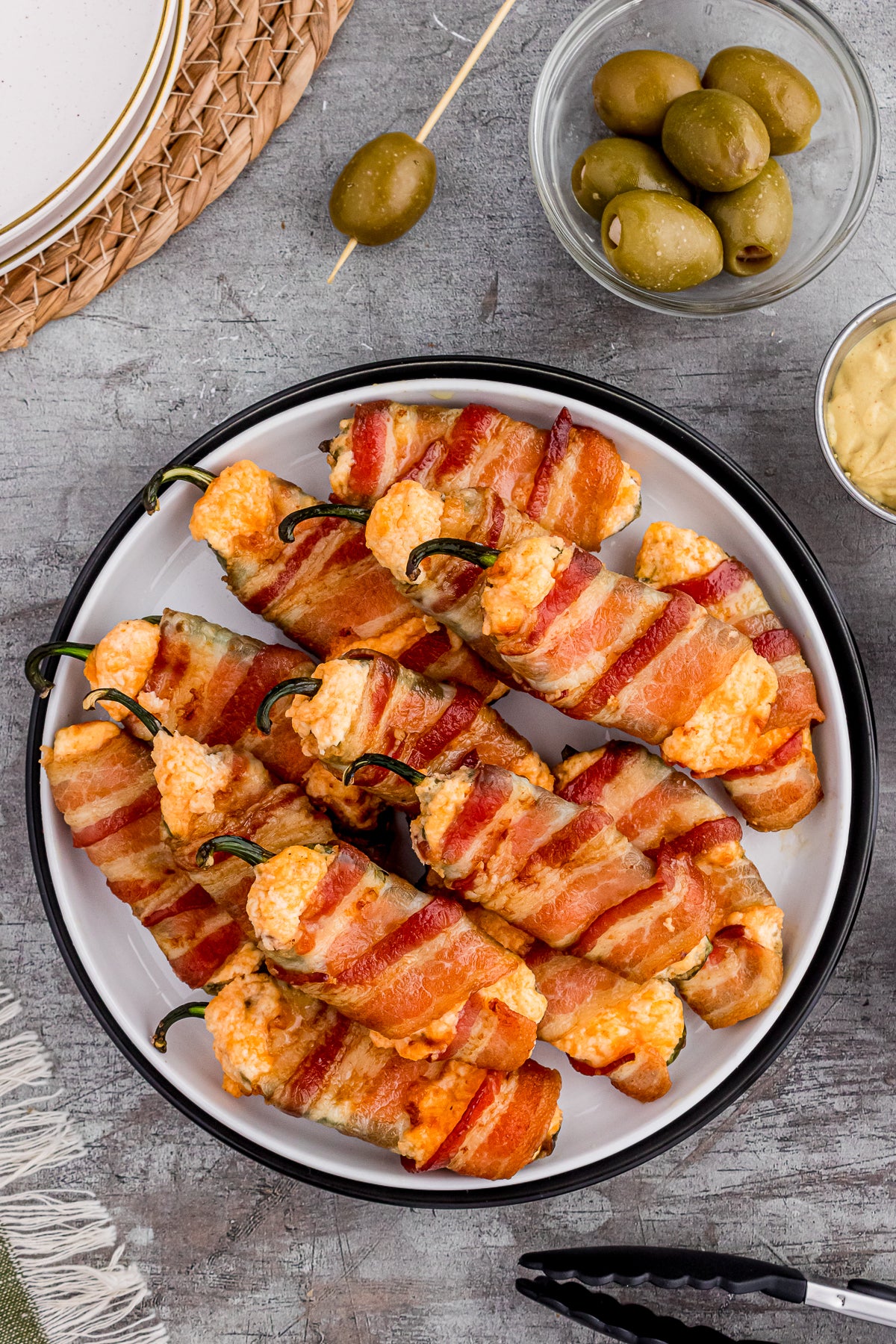 Air Fryer Bacon-Wrapped Jalapeno Poppers