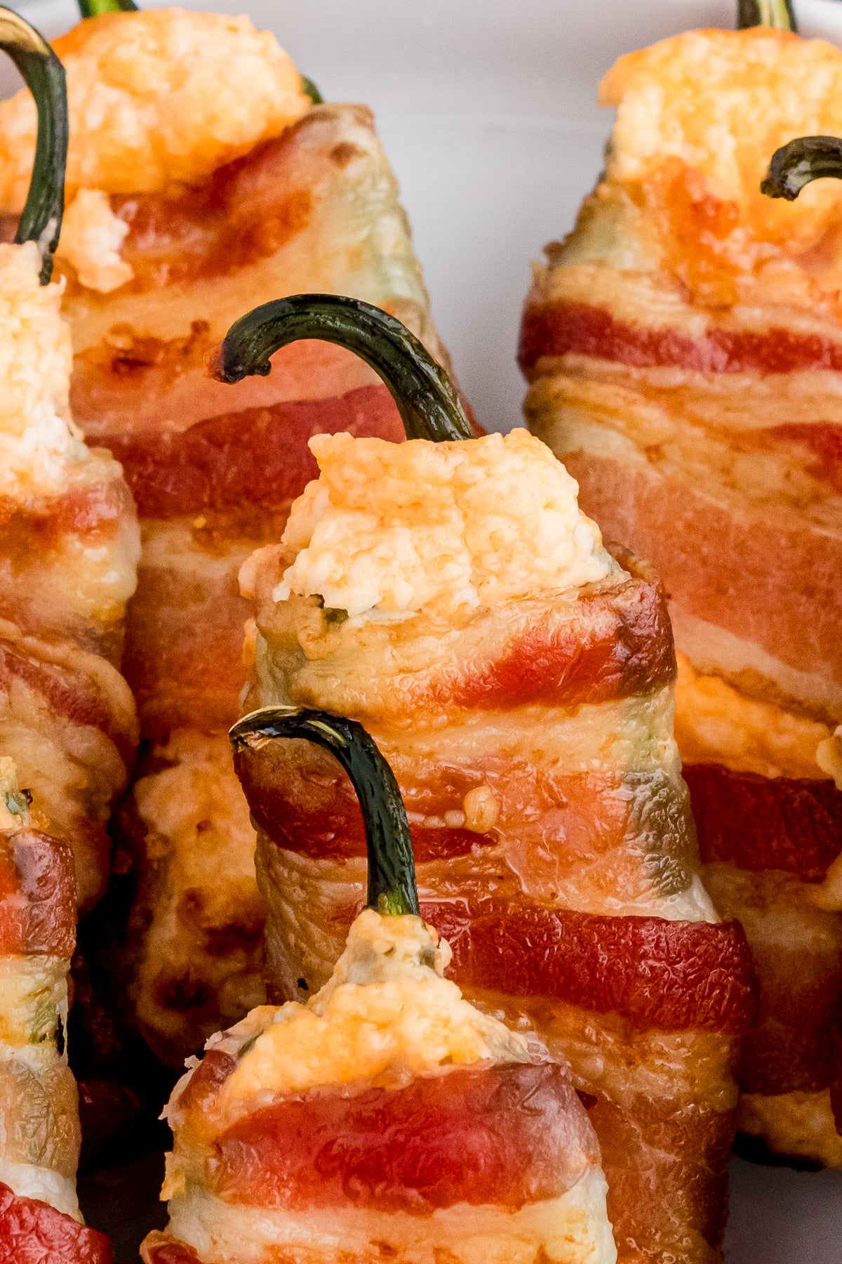 Air Fryer Bacon-Wrapped Jalapeno Poppers