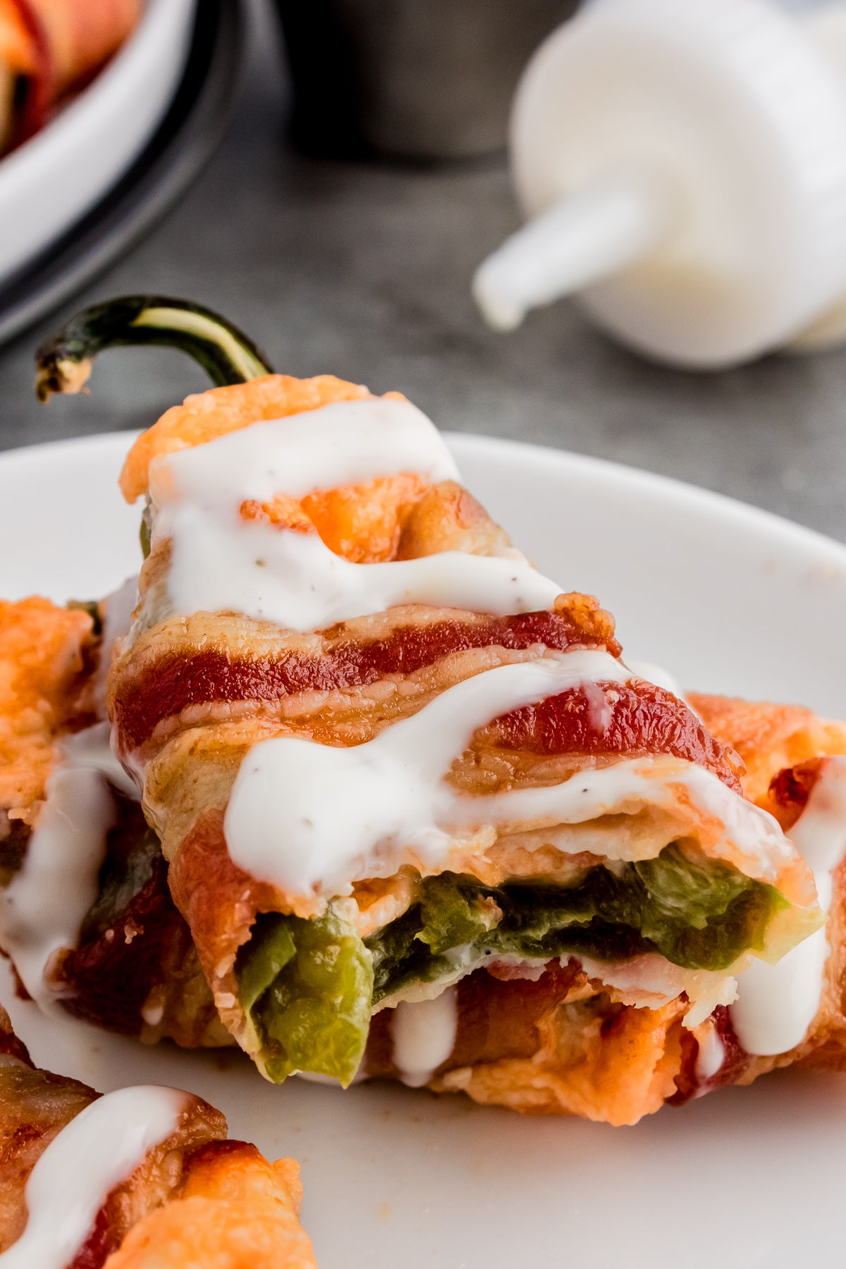 Air Fryer Bacon-Wrapped Jalapeno Poppers