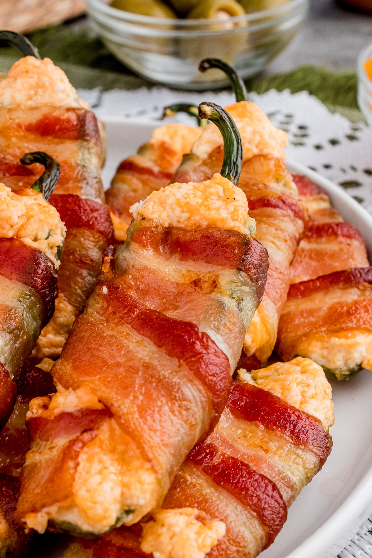 Air Fryer Bacon-Wrapped Jalapeno Poppers